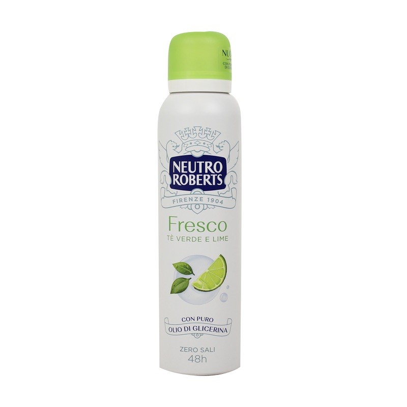 Neutro Roberts 274120 - Deodorante Spray Tè Verde e Lime 150 ml