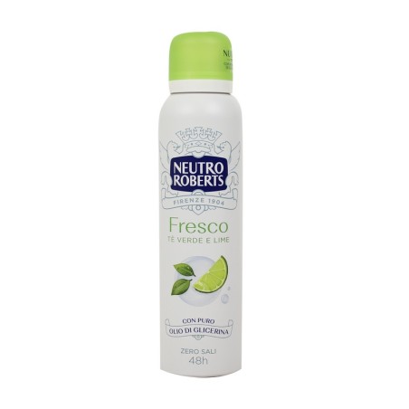 Neutro Roberts 274120 - Deodorante Spray Tè Verde e Lime 150 ml