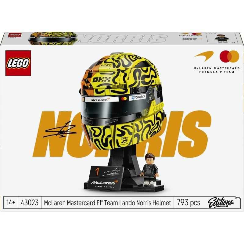 Lego 43023 - Casco Di Lando Norris Scuderia Mclaren Mastercard
