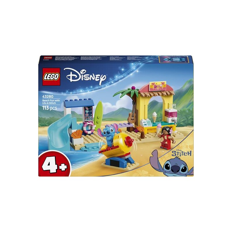 Lego 43280 - Disney - Divertimento in Spiaggia con Lilo e Stitch