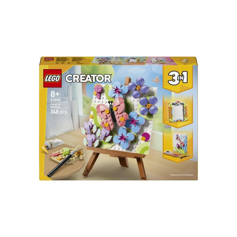 Lego 31390 - Creator - Dipinto Floreale Decorativo