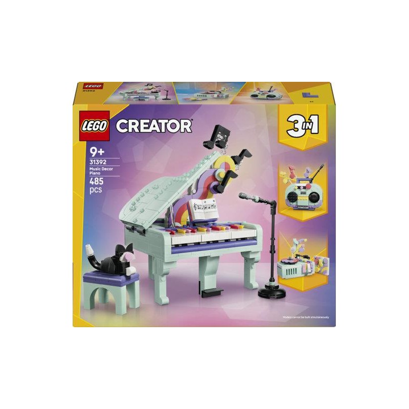 Lego 31392 - Creator - Pianoforte Decorativo con Gatto