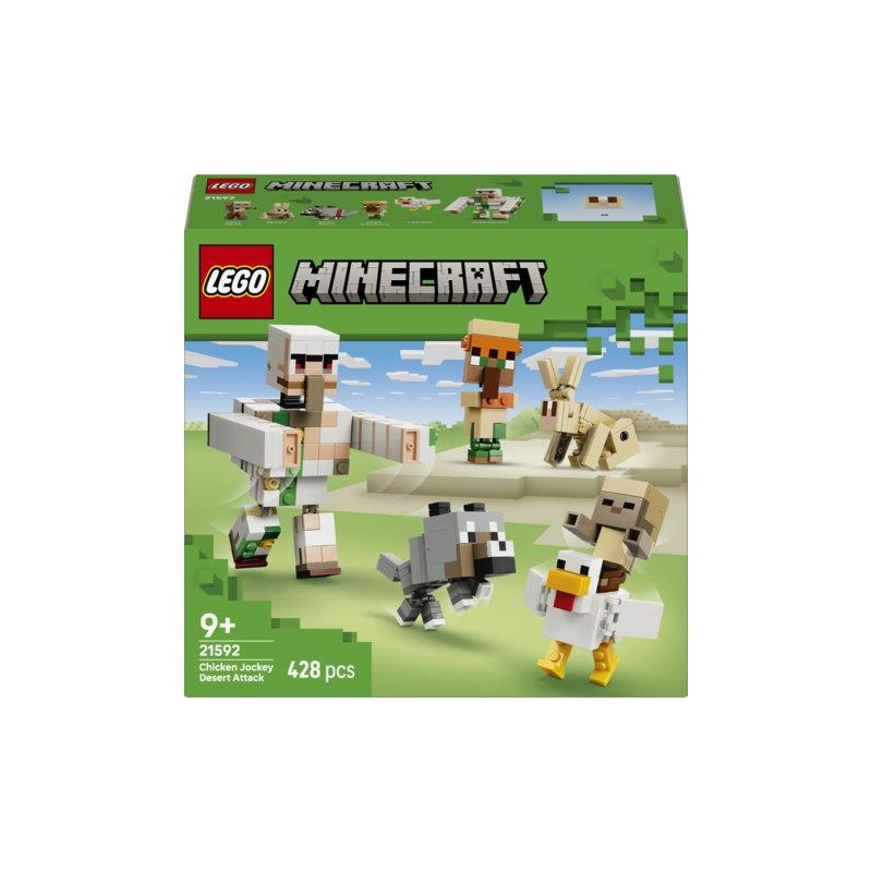 Lego 21592 - Minecraft - Attacco nel Deserto del Fantino di Polli