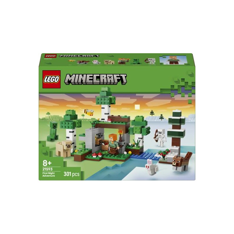 Lego 21593 - Minecraft - Avventura della Prima Notte
