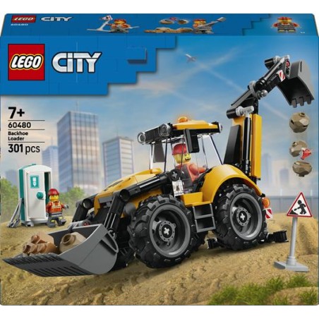 Lego 60480 - City - Scavatrice da Cantiere Gialla