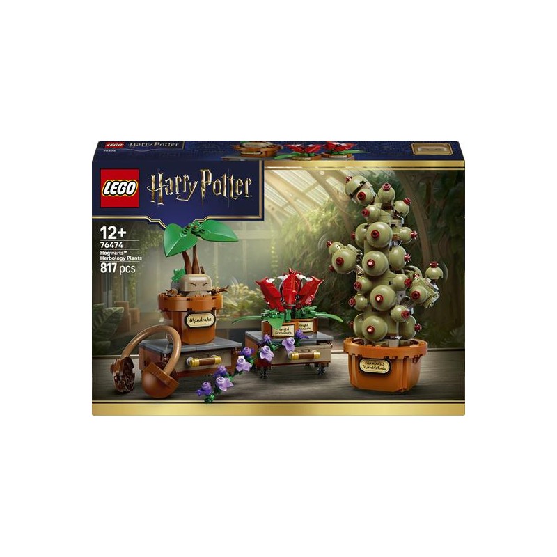 Lego 76474 - Harry Potter - Piante di Erbologia di Hogwarts