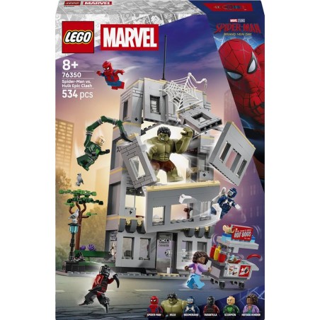 Lego 76350 - Marvel - Spider-Man vs. Hulk Scontro Epico