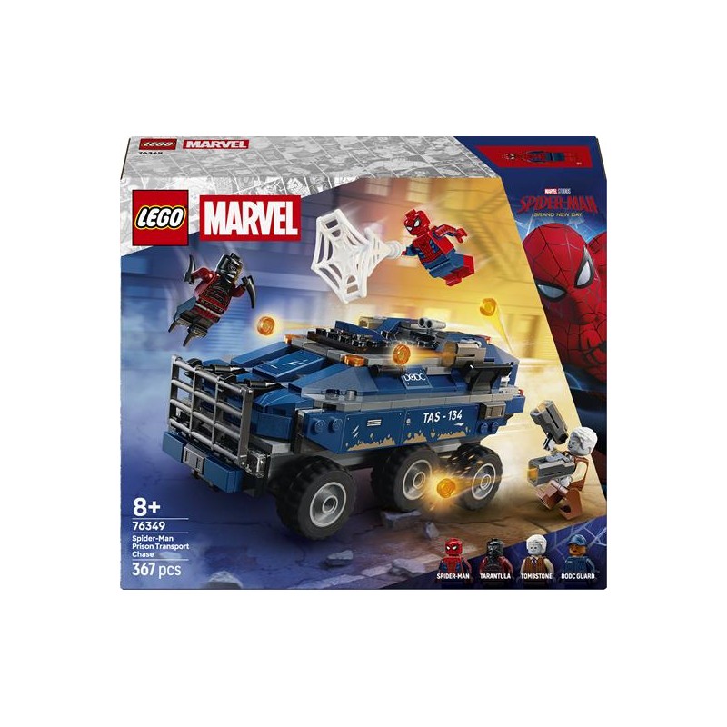 Lego 76349 - Marvel - Spider-Man: Inseguimento del Trasportatore di Detenuti