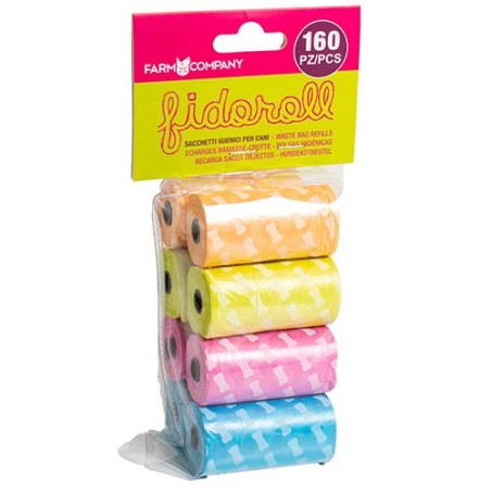 Farm Company 298 - Sacchetti Igienici 8 Rotoli da 20 pz