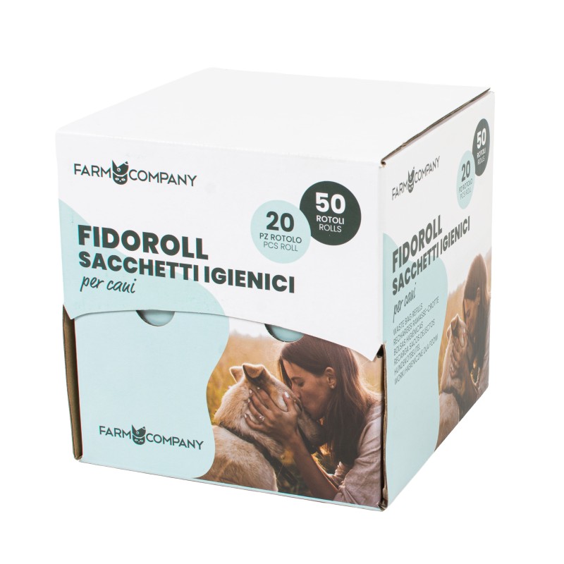 Farm Company 216 - Sacchetti Igienici Display 50 Rotoli da 20 pz