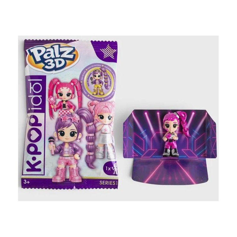 Imc Toys 964631 - Bustine K-Pop Demon Hunters Palz 3d Display 24 pz