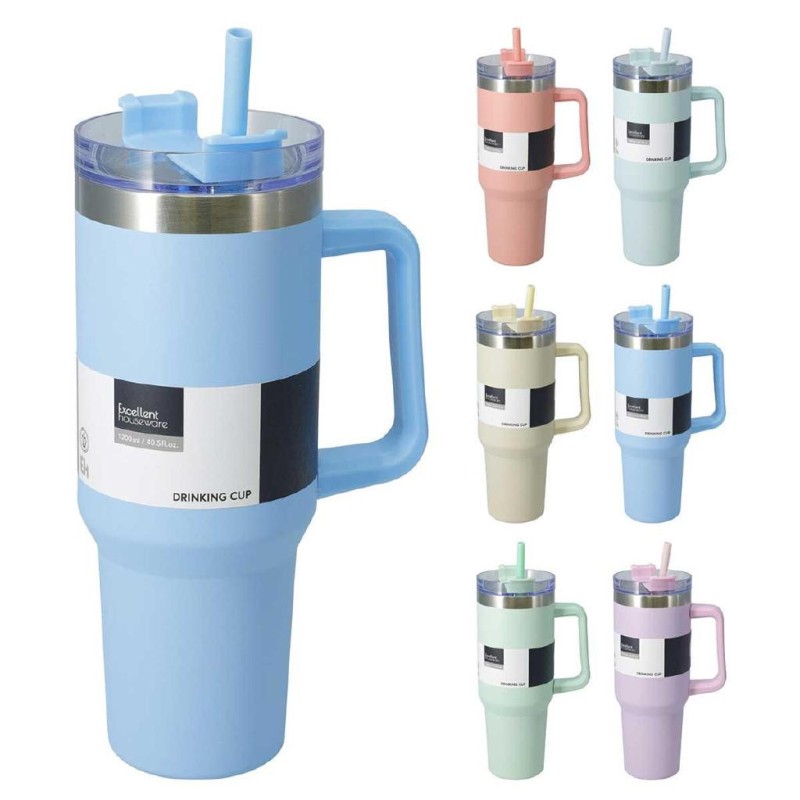 Koopman 100600 - Borraccia Tazza Mug Termica 1200 ml