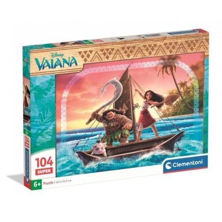 Clementoni 27239 - Puzzle 104 Pezzi - Disney Vaiana 2