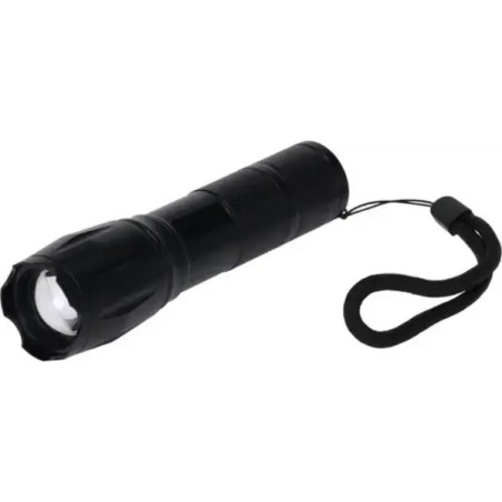 Koopmann 215460 - Torcia Alluminio Led con Zoom 13 cm