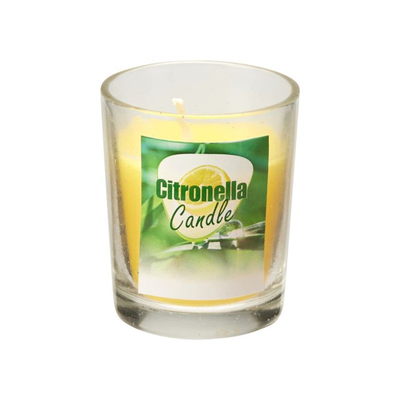Koopmann 300110 - Candela Vetro Citronella 5 x 6 cm