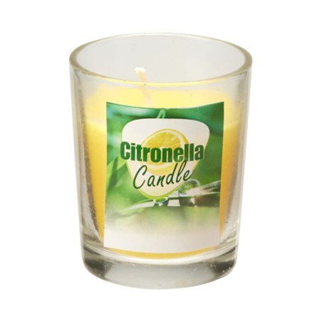 Koopmann 300110 - Candela Vetro Citronella 5 x 6 cm