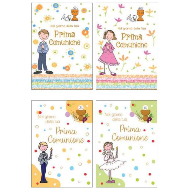 Cecami 10203PS - Biglietti Prima Comunione Conf.12 pz