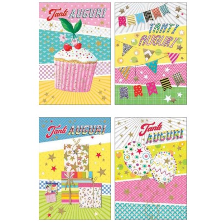 Cecami 262PS - Biglietti Buon Compleanno Portasoldi Conf.12 pz