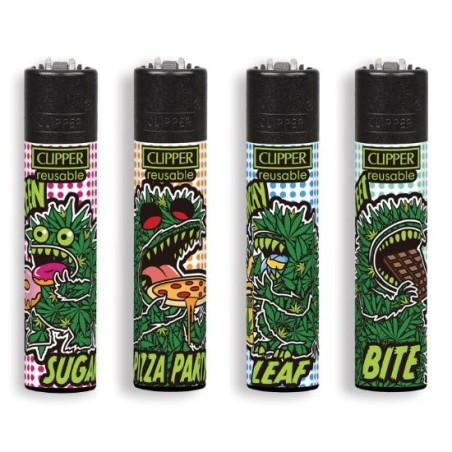 Clipper 9111 - Accendini Clipper Large Green Junk Conf.48 pz