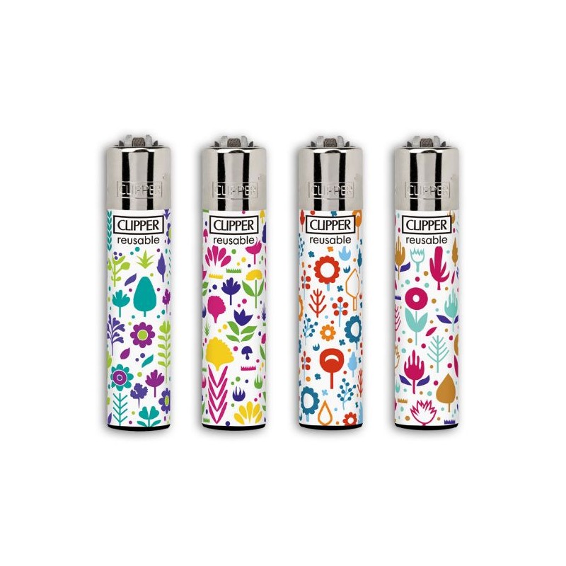 Clipper 7452 - Accendini Clipper Large Spring Print Conf.48 pz