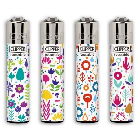 Clipper 7452 - Accendini Clipper Large Spring Print Conf.48 pz
