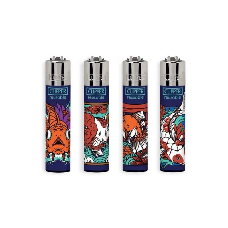 Clipper 7860 - Accendini Clipper Large Asian Fishes Conf.48 pz