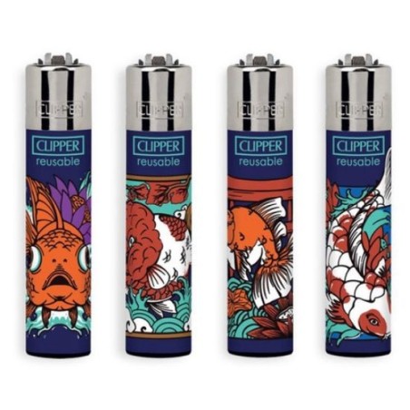 Clipper 7860 - Accendini Clipper Large Asian Fishes Conf.48 pz