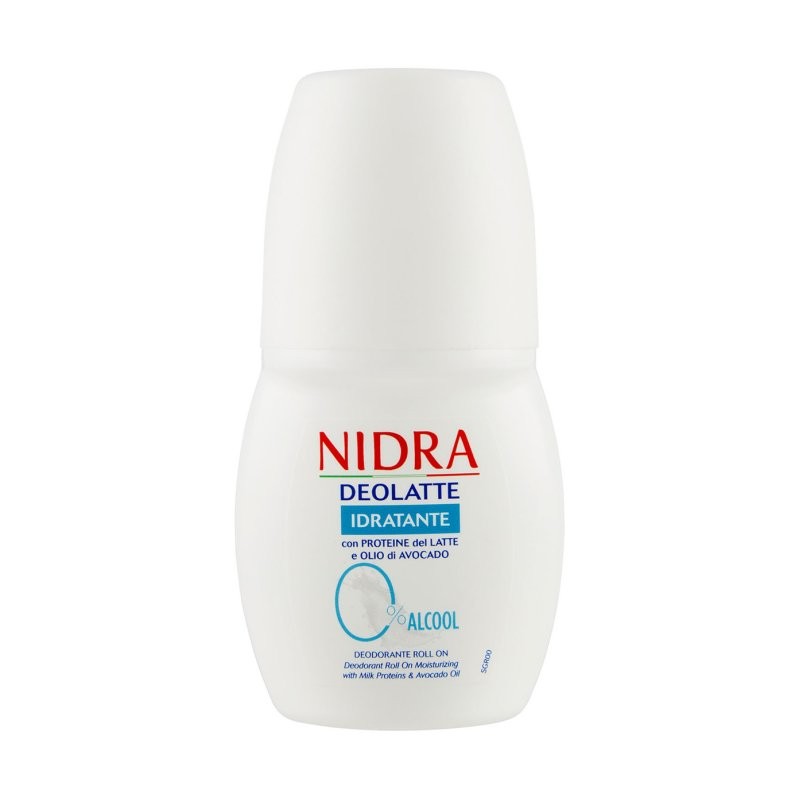 Nidra 186971 - Deodorante Deolatte Roll-On Idratante Invisibile 50 ml