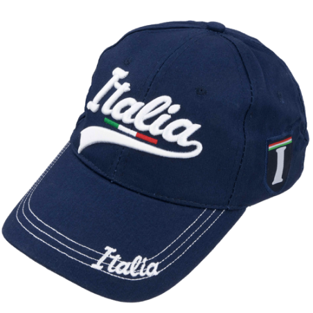 Finardi 11558A - Cappellino Baseball Ragazzo Italia 3D
