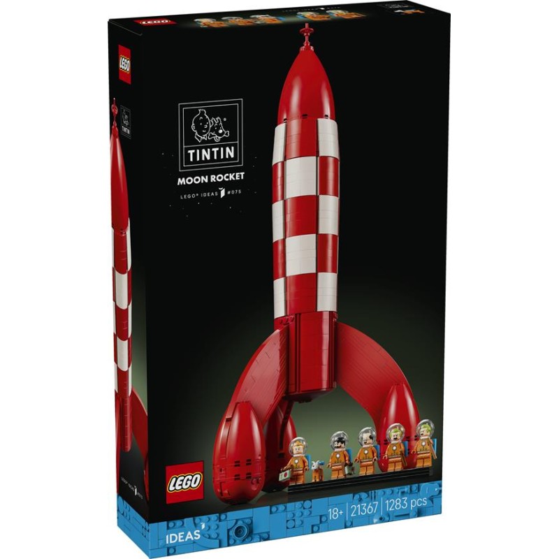 Lego 21367 - Ideas - Razzo Lunare di Tintin