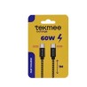 Tekmee 40430384 - Cavo Ricarica Type-c / Type-c 60W Fast Charge 1 Mt