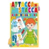 Editrice Hedison 7302 - Album da Colorare Attacca e Stacca Andiamo allo Zoo