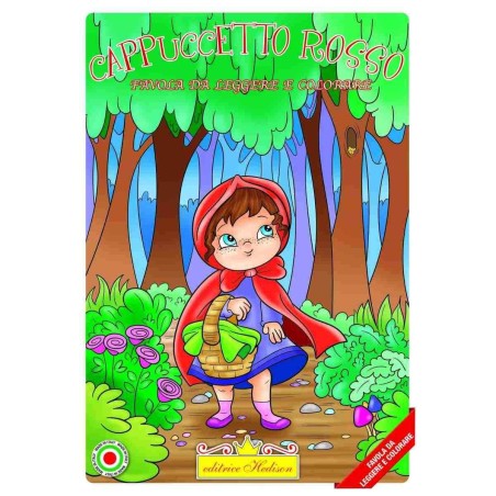Editrice Hedison 5589 - Album da Colorare Cappuccetto Rosso