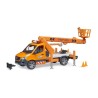 Bruder 2679 - Furgone Sprinter con Piattaforma di Lavoro