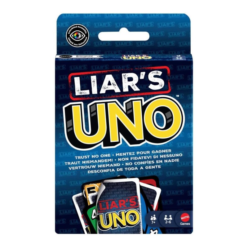 Mattel JLH43 - Gioco Uno Liar's