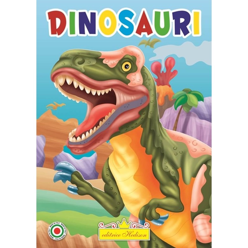 Editrice Hedison 2076 - Album da Colorare Dinosauri