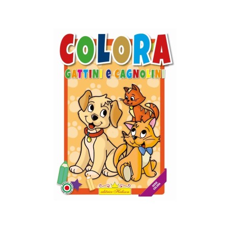 Editrice Hedion 6113 - Album da Colorare Gattini e Cagnolini