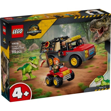Lego 77978 - Jurassic World - Camion da Trasporto per il Giovane T-Rex