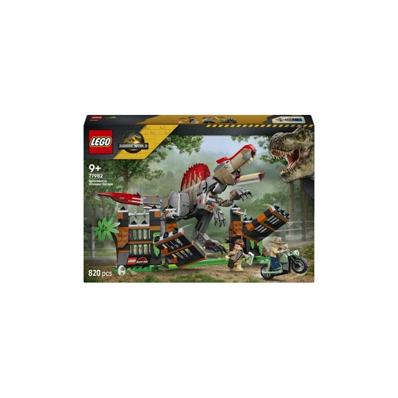 Lego 77982 - Jurassic World - Fuga dal Dinosauro Spinosauro