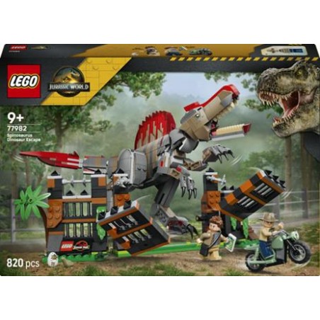 Lego 77982 - Jurassic World - Fuga dal Dinosauro Spinosauro