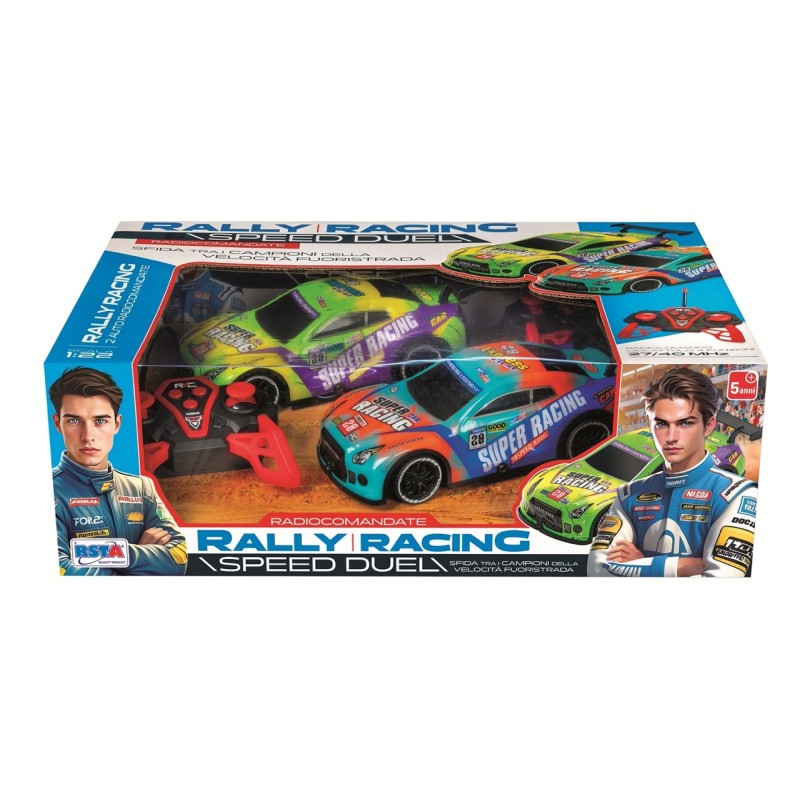 Rstoys 12339 - Set 2 Auto Radiocomandate Rally Racing Scala 1:22
