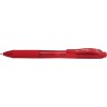 Pentel 100678 - Energel Penna Roller a Scatto 0,7mm Inchiostro Gel Rosso 12 pz