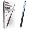 Pentel 103331 - Energel Penna Roller a Scatto 0,7mm Inchiostro Gel Nera 12 pz
