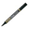Pentel 7054 - Marcatore Permanent Punta Scalpello Nero Conf.12 pz
