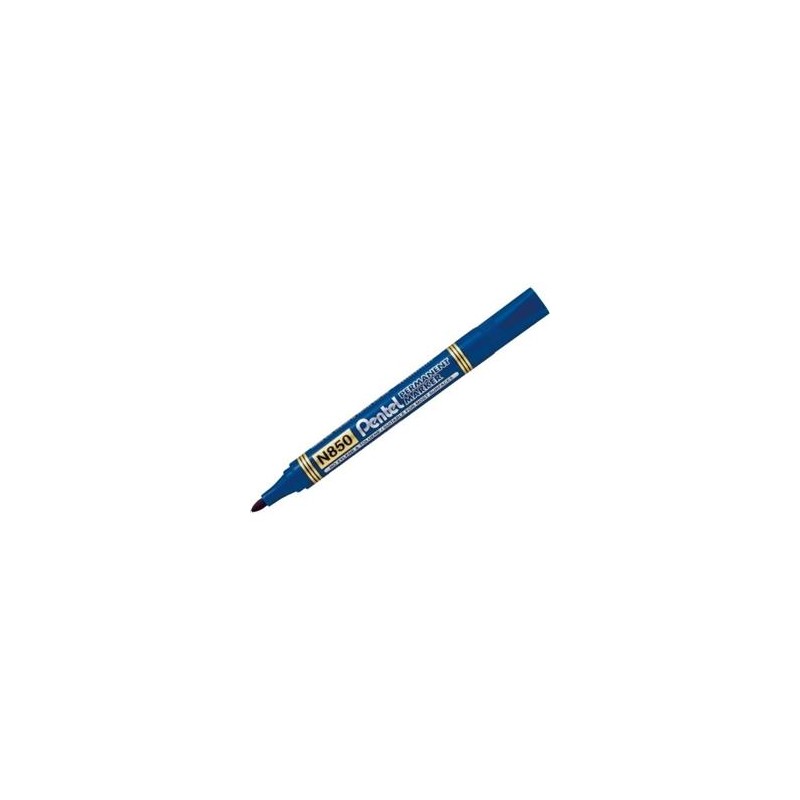 Pentel 7142 - Marcatore Permanent Punta Tonda Blu Conf.12 pz