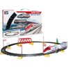 Teorema 61660 - Pista Trenino Elettrico Freccia Veloce 230 cm con Ponte e Luci