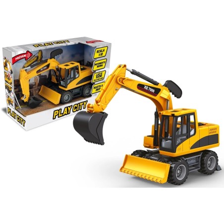 Teorema 68658 - Play City Escavatore Luci Suoni e Movimento