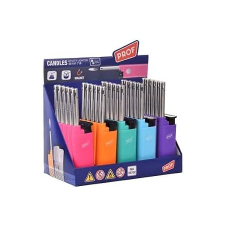 Polyflame 40411718 - Accendigas Corto Fisso con Magnete Conf. 25 pz