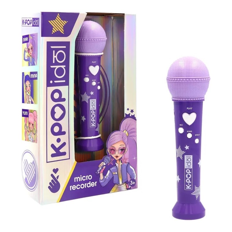 Imc Toys 928602 - K-Pop Idol Microfono con Registratore Vocale