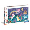 Clementoni 24839 - Puzzle 24 Pezzi Maxi - Unicorn Night